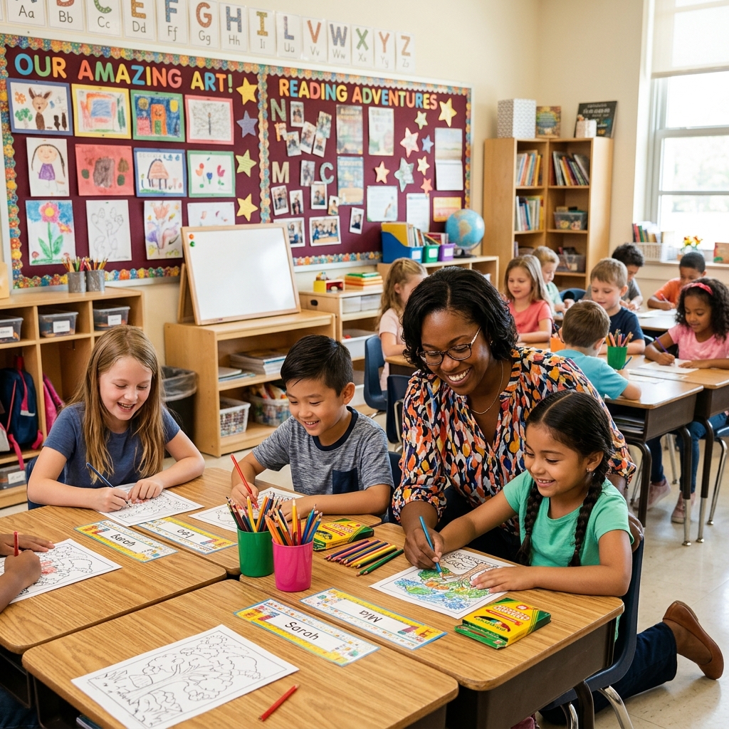 How Teachers Use Coloring Pages in the Classroom — 12 Creative Educational Ideas