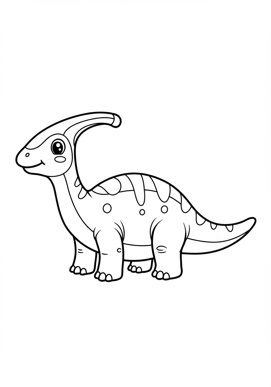 A Parasaurolophus calling through its distinctive head crest near a prehistoric lake