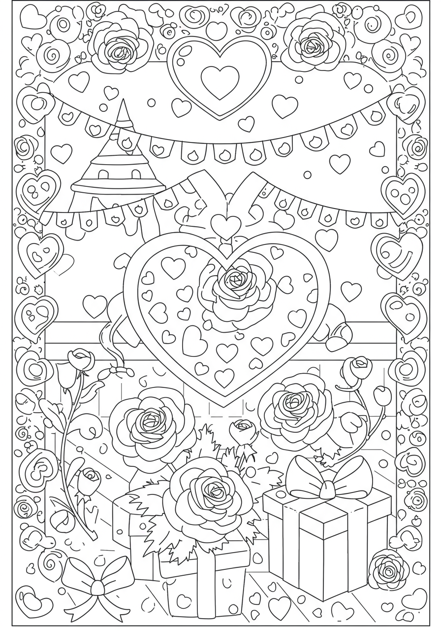 Christmas Coloring Pages for the Whole Family (Free Printable)
