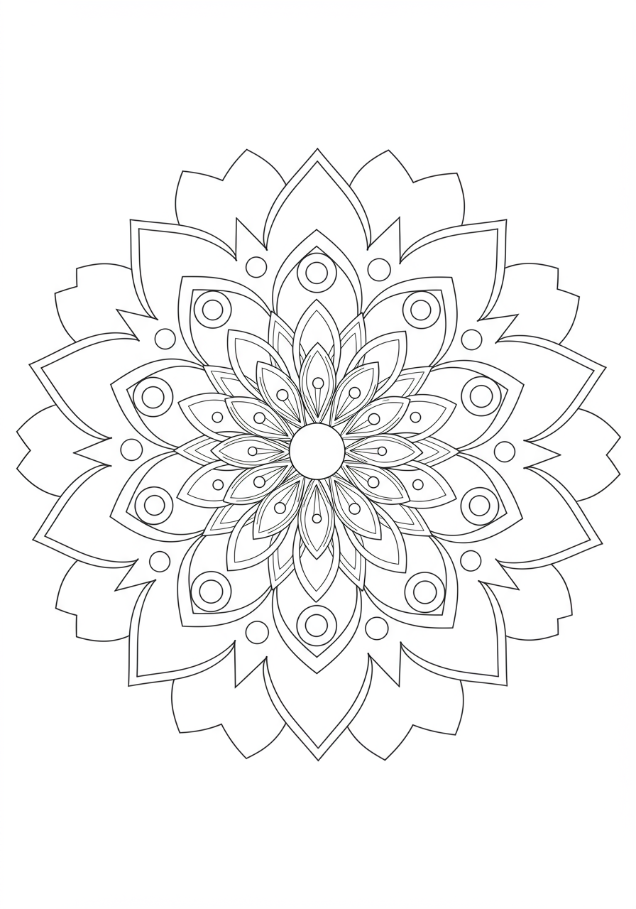 Free Mandala Coloring Pages for Adults & Kids — Relaxation & Mindfulness